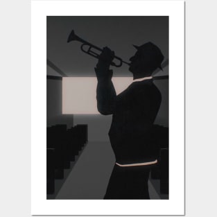 Sonokinetic Noir Cinematic Musician Posters and Art